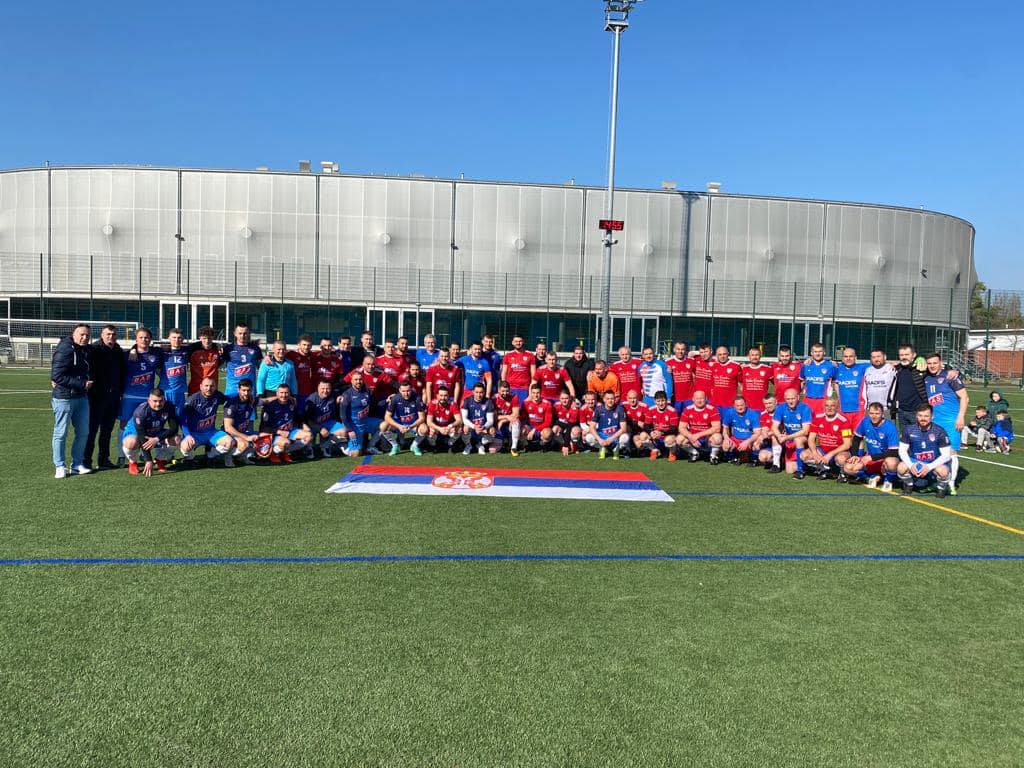 FC Srbija 1968 in Aktion